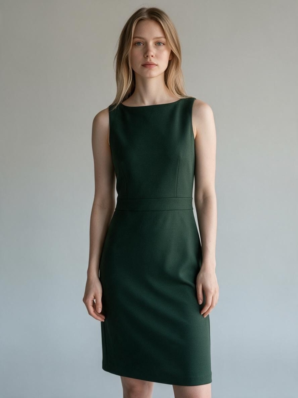Ann Taylor Factory Sample Dress NWT | Size 2 • Green • Sleeveless Sheath